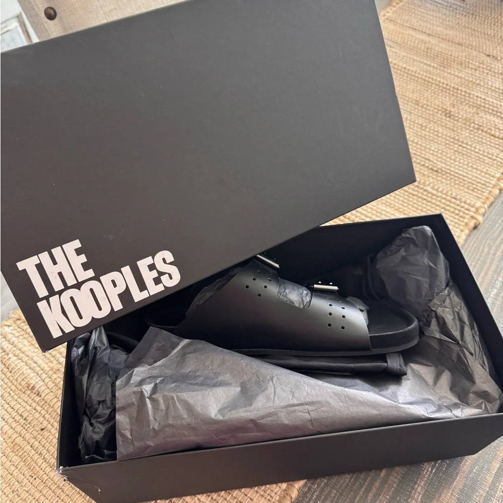 The Kooples Black Sandals - Picture 3 of 4